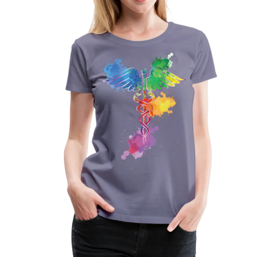 Nurse Caduceus Women’s Premium T-Shirt