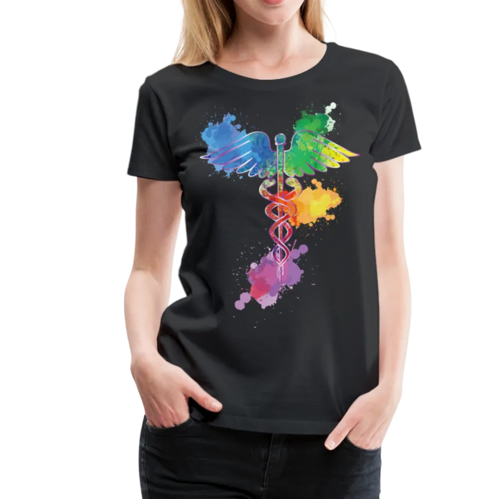 Nurse Caduceus Women’s Premium T-Shirt