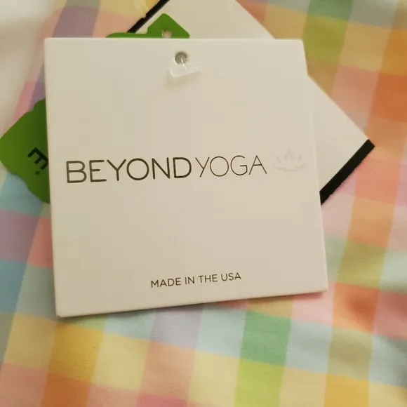 NWT Beyond Yoga Printed High-Waisted Bike Short Small