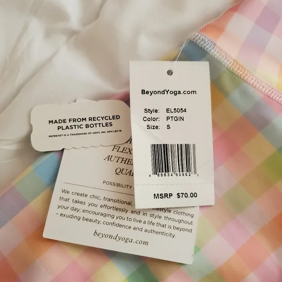 NWT Beyond Yoga Printed High-Waisted Bike Short Small