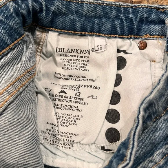 NWT Blank NYC The Perry Mom Jean Shorts