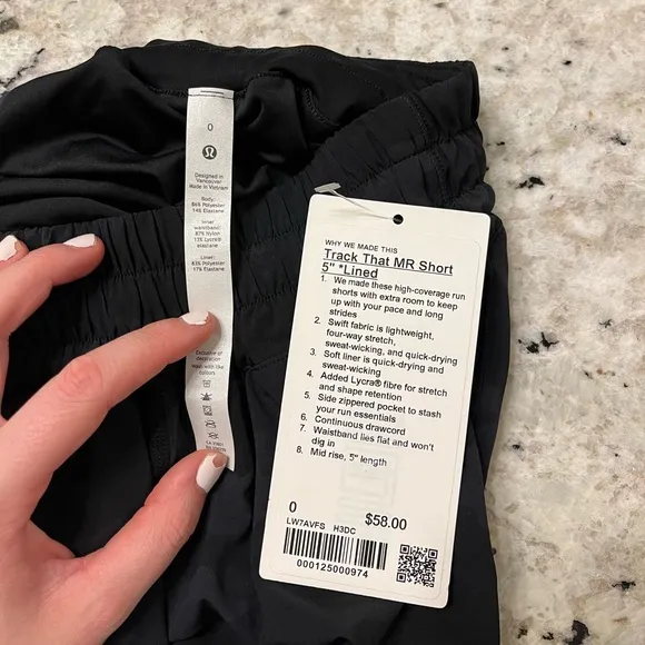 NWT Lululemon Track That Mid-Rise Short 5&quot;