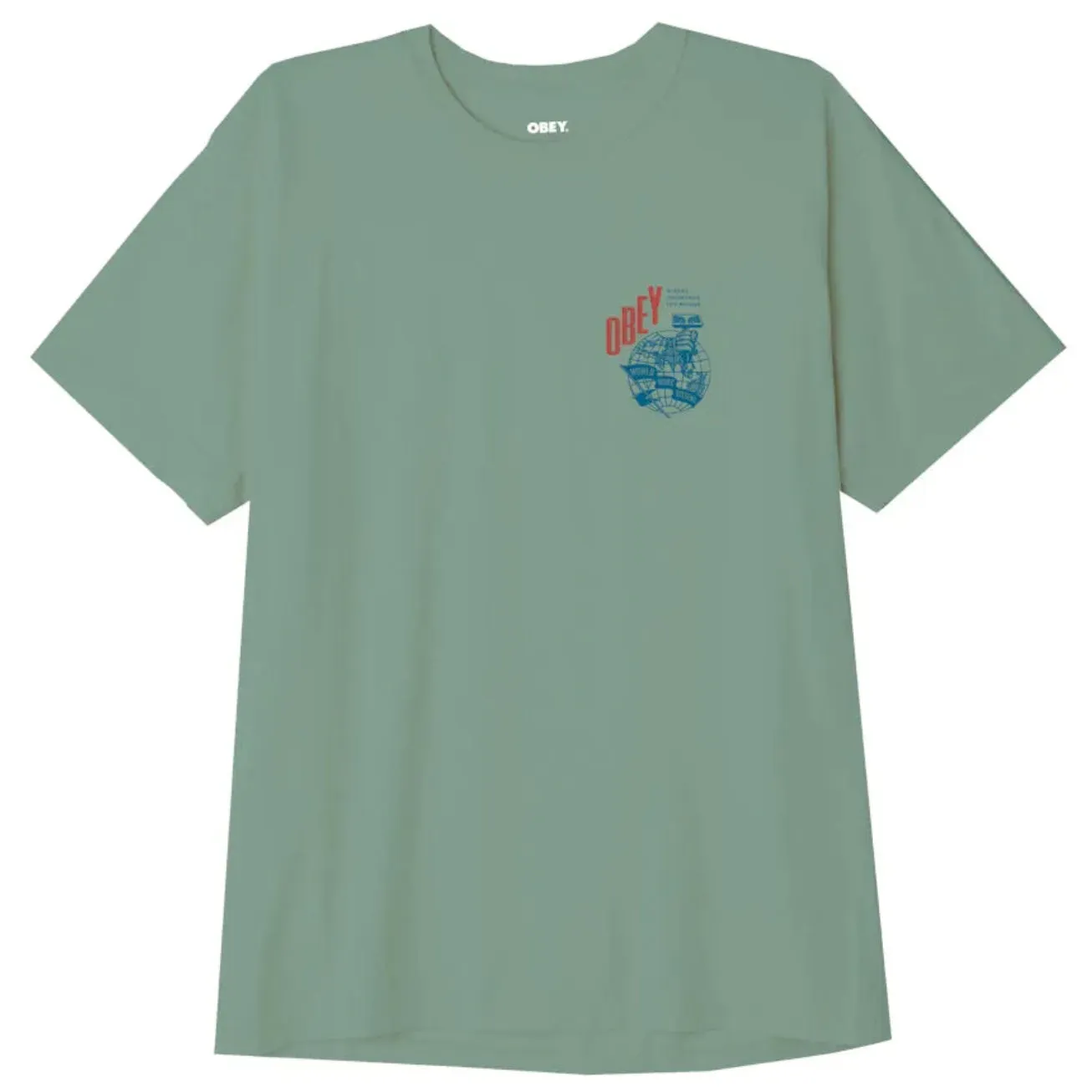Obey hammer globe T-shirt