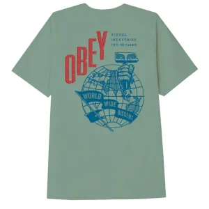 Obey hammer globe T-shirt