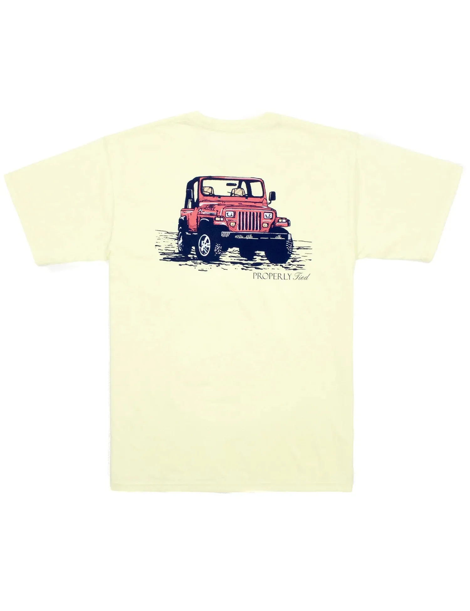 Offroad Tee (Light Yellow)