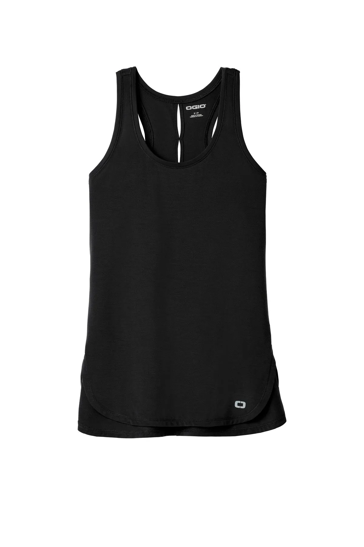 OGIO  Women's Luuma Tank. LOG801 Blacktop