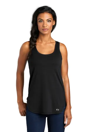 OGIO  Women's Luuma Tank. LOG801 Blacktop