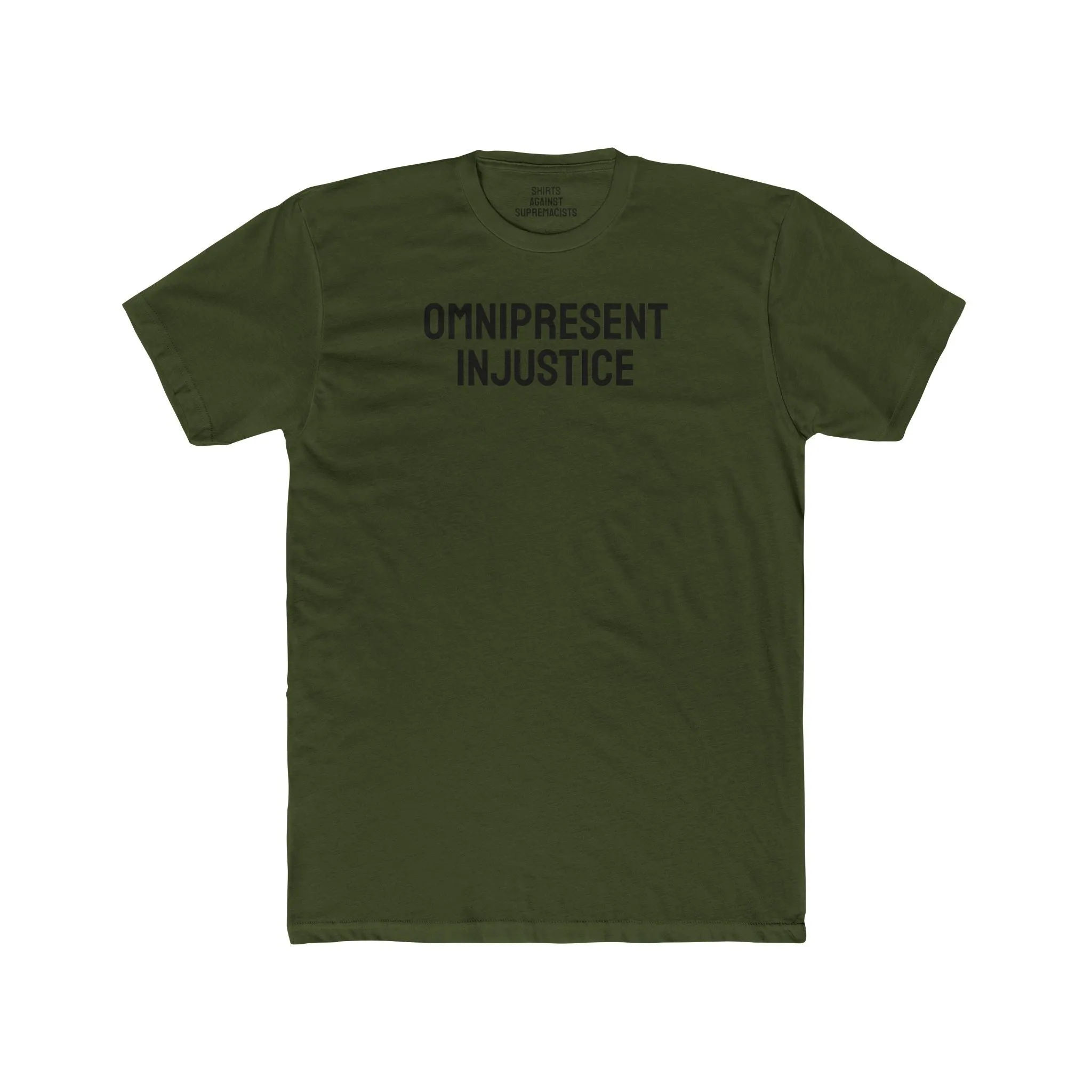 Omnipresent Injustice - Unisex Cotton Crew Tee