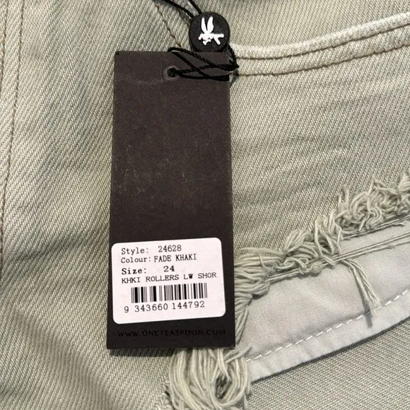 ONE TEASPOON ROLLERS NWT Fade Kahki Size 24 SHORTS!!!
