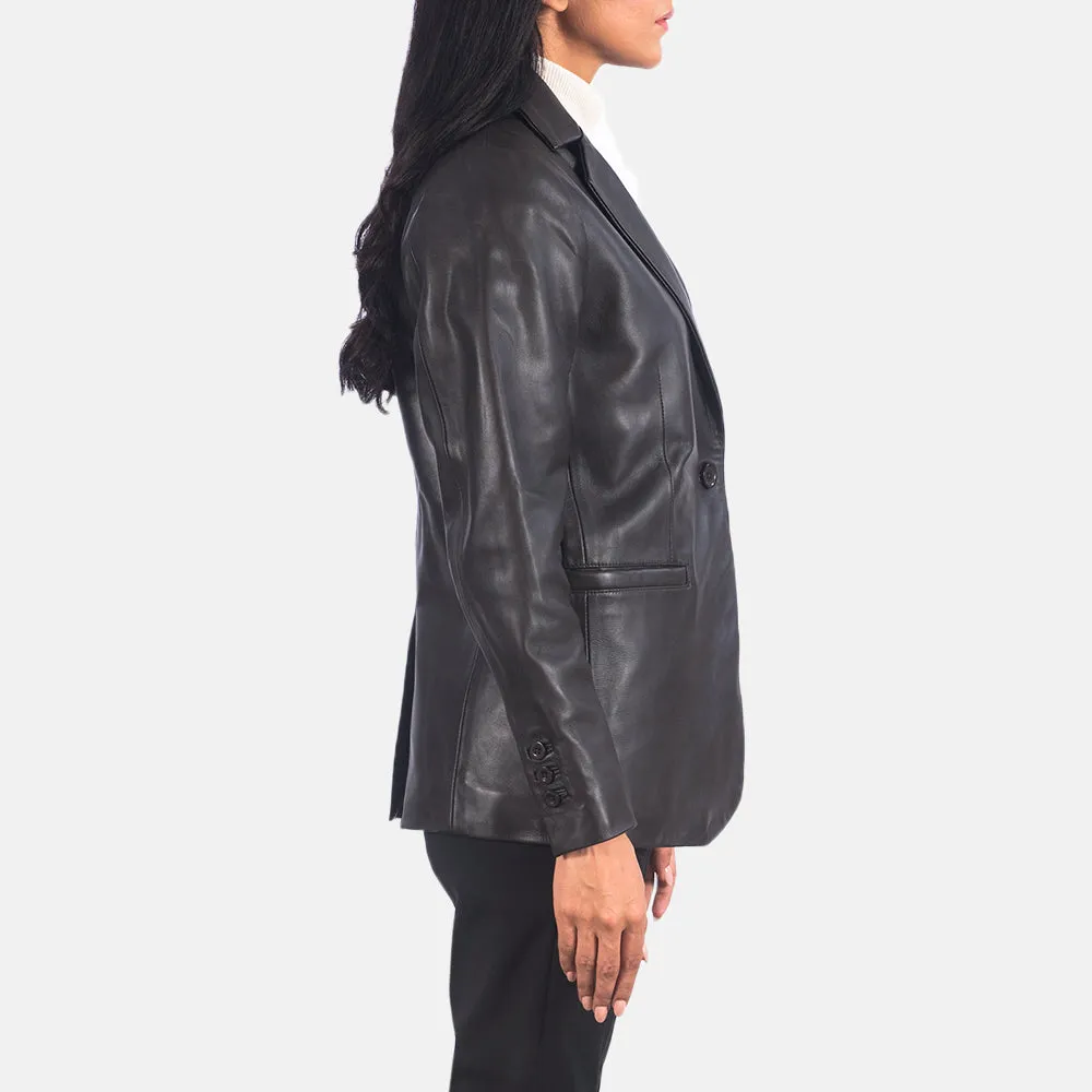 Orderly Classic Leather Blazer