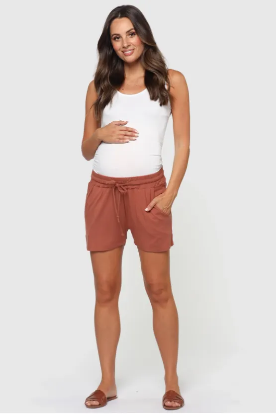 Organic Bamboo Maternity Shorts