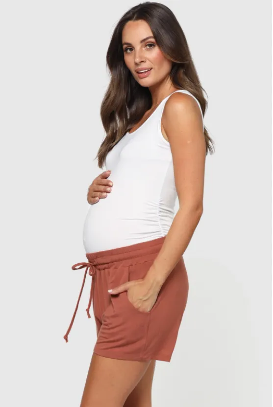 Organic Bamboo Maternity Shorts
