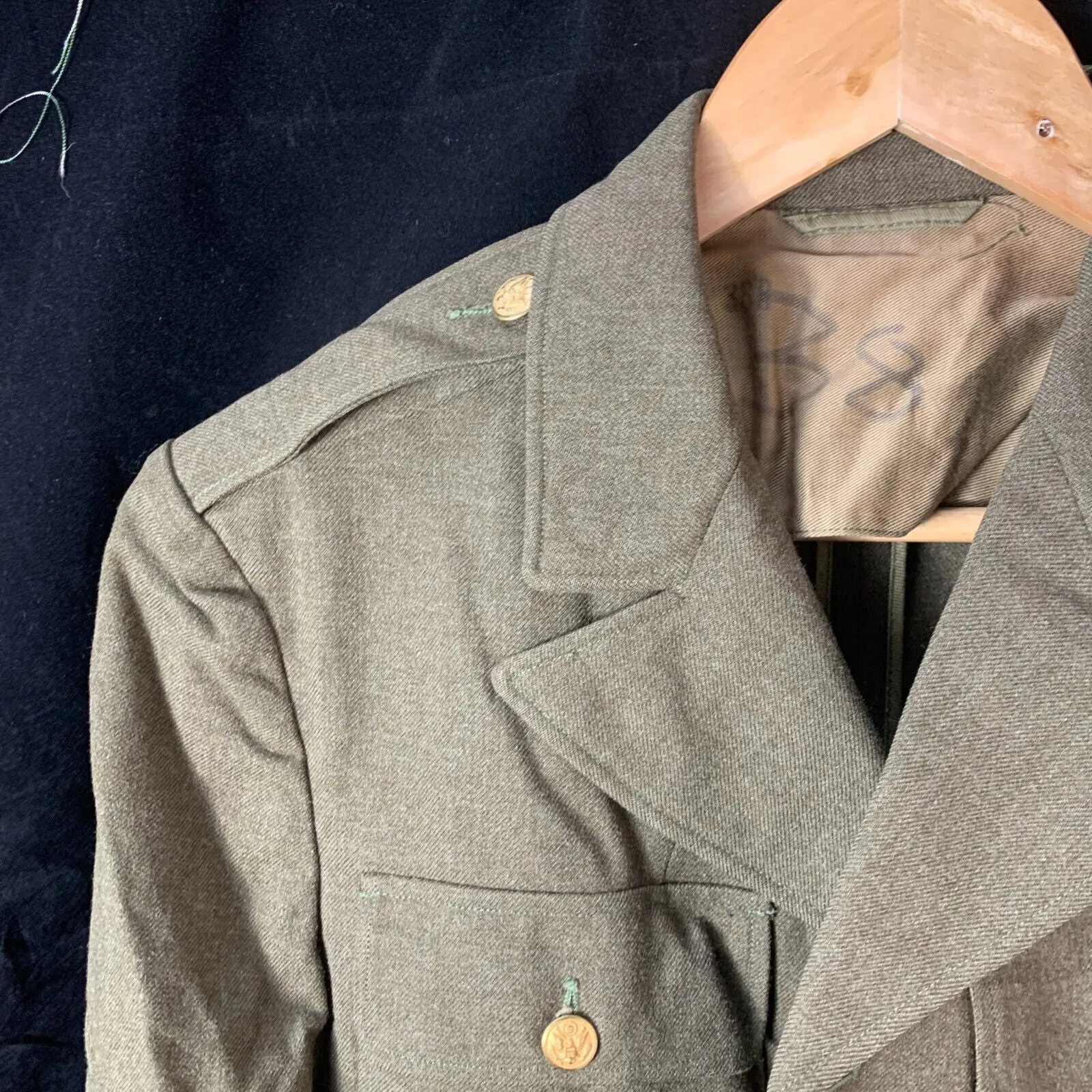 Original WW2 US Army Class A Dress Jacket 1941 - Private Ryan Prop - 38" Regular