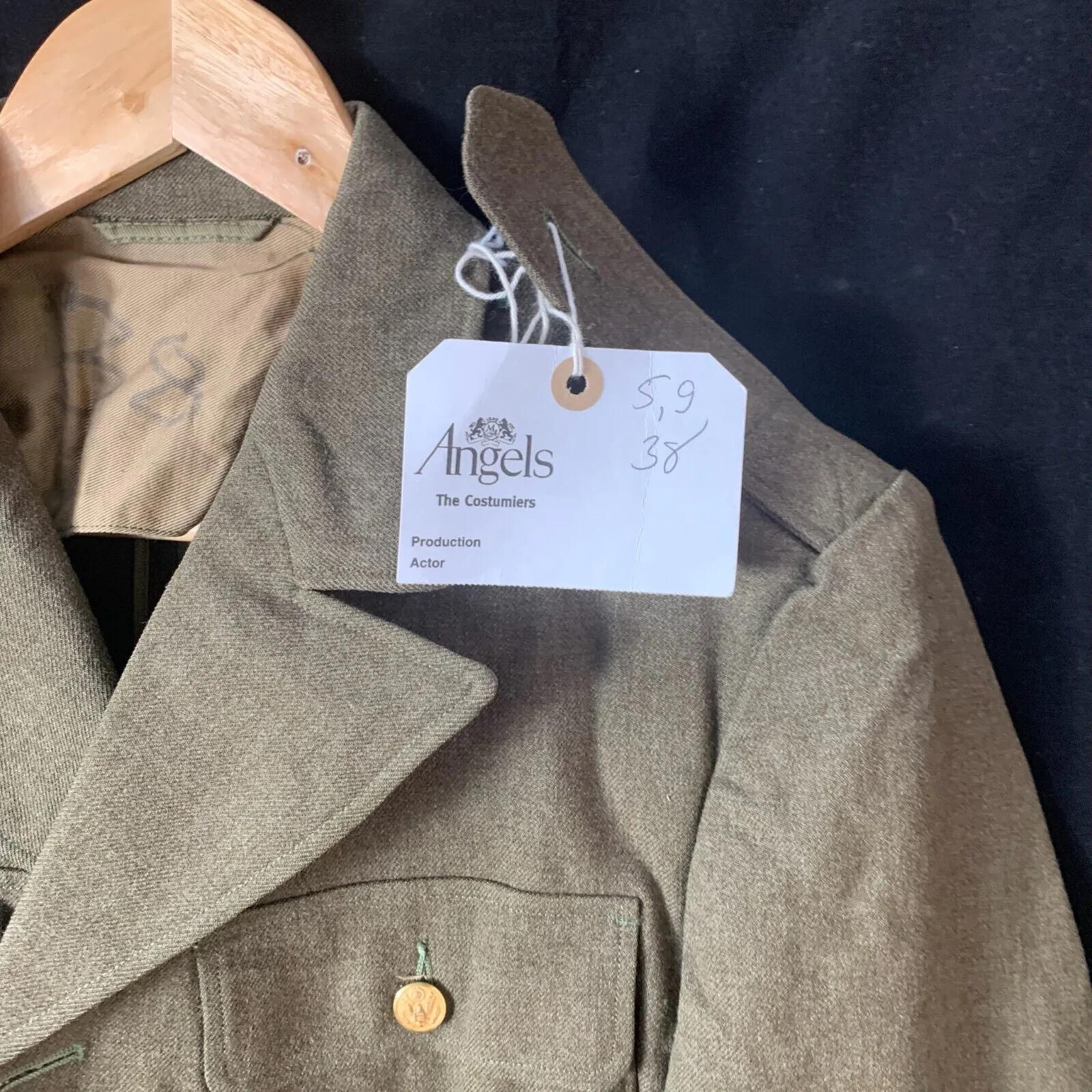 Original WW2 US Army Class A Dress Jacket 1941 - Private Ryan Prop - 38" Regular