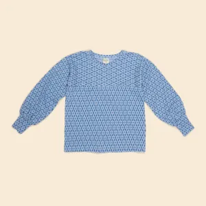 (OUTLET) Roberta Jersey LS Top - Blanket Blue Mist (EXCLUSIVE)
