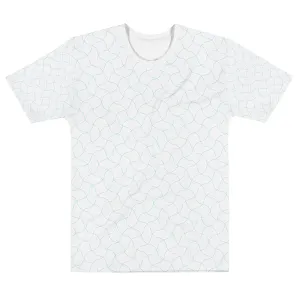 Outlines Pattern - Sustainably Made Men's Short Sleeve Tee