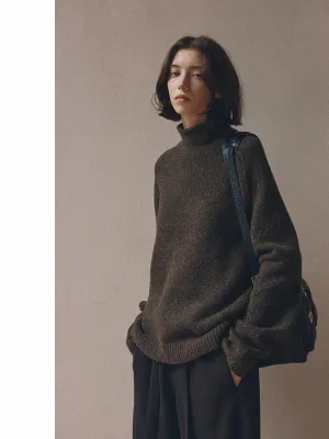 Oversized Turtleneck Sweater