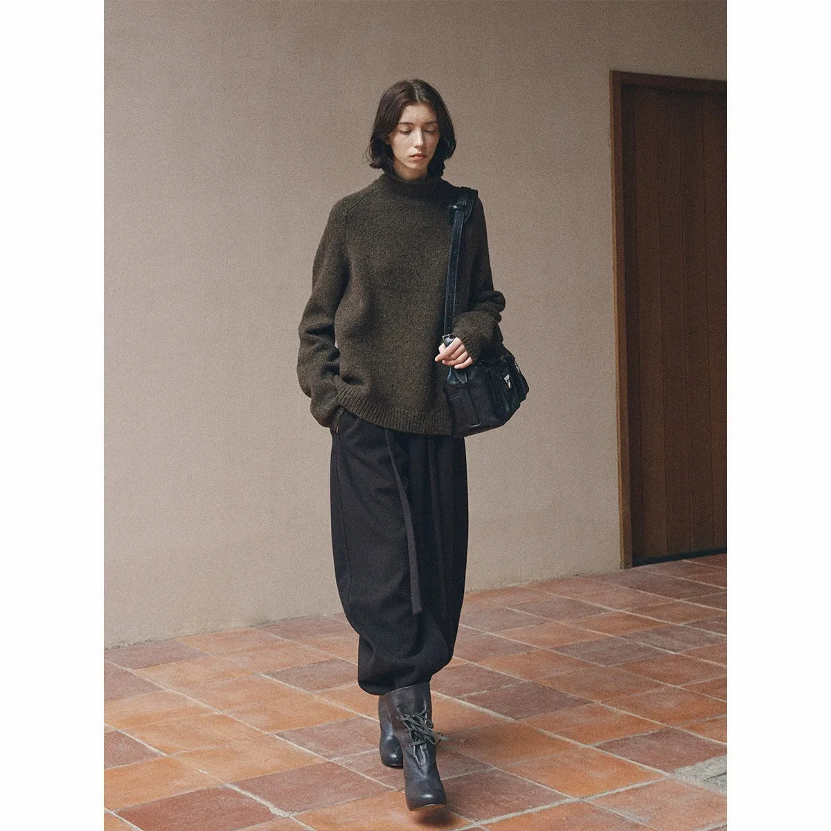 Oversized Turtleneck Sweater