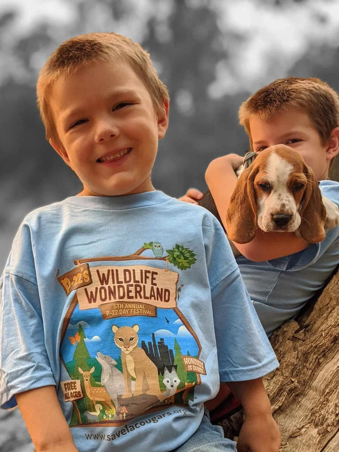 P-22's Wildlife Wonderland T-Shirt Youth and Adult Sizes