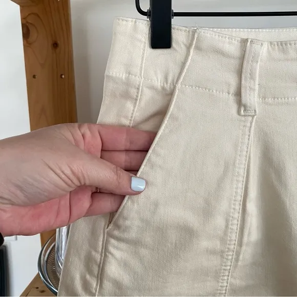 PAIGE Quartz Sand Cream Brooklyn Shorts