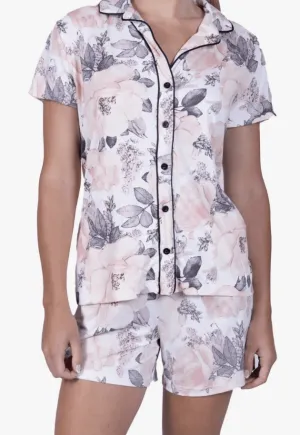 Pale Peony Pajama Shorts