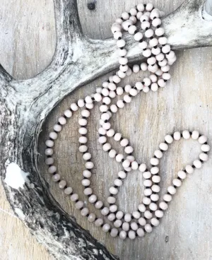 Peach Beaded Necklace