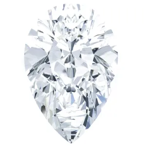 Pear Diamond Faceted FAB Moissanite Loose Stone