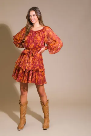 Petal Mist Woven Dress