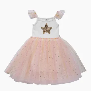 Petite Hailey Frill Tutu Dress - White