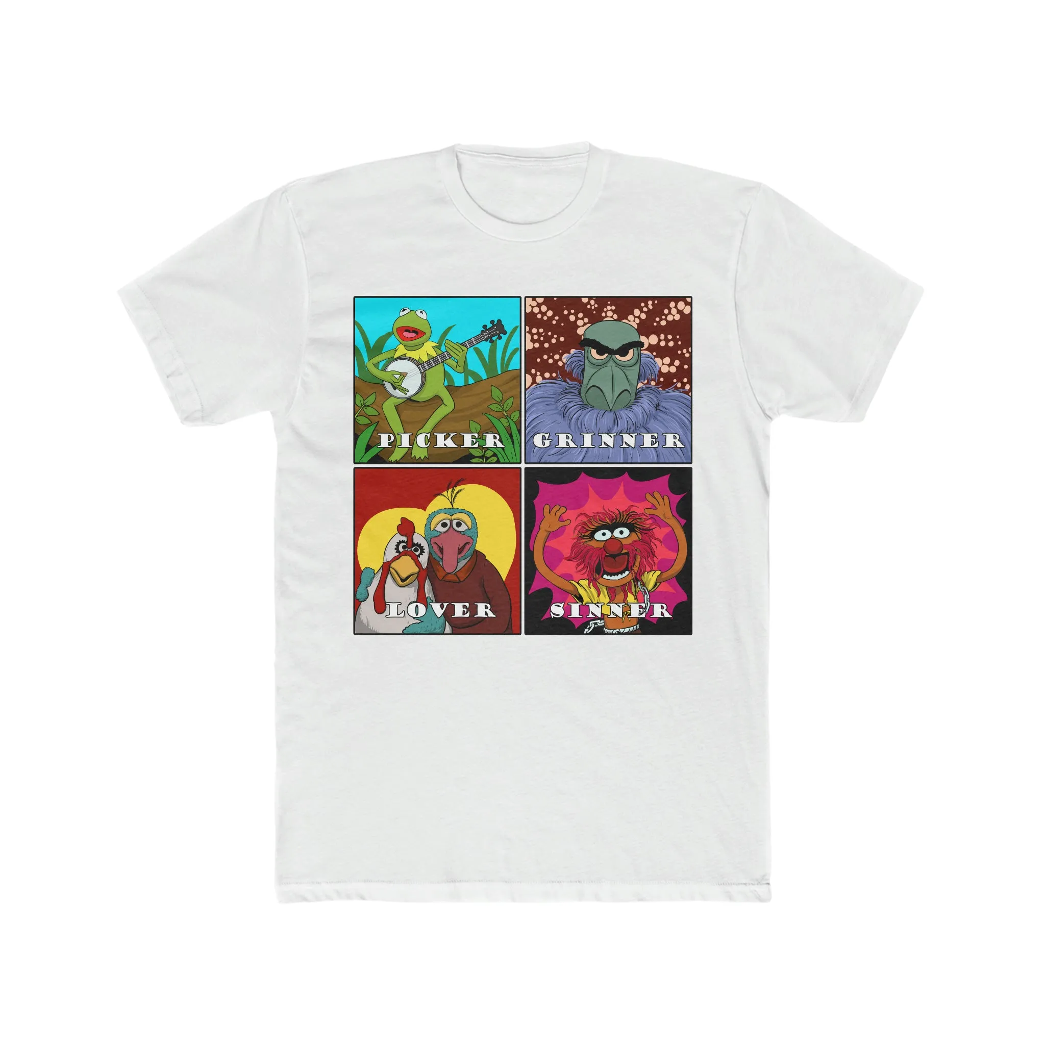 Picker Grinner on Men's Next Level Tee