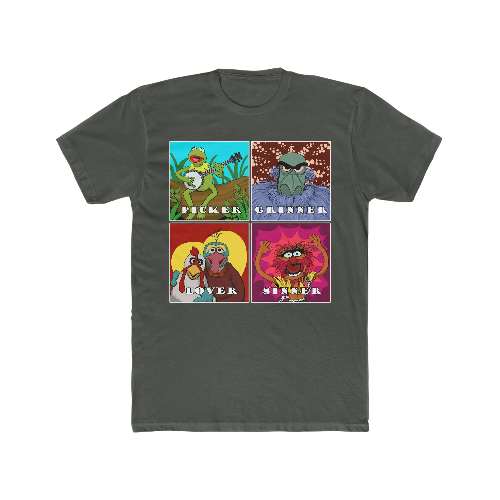 Picker Grinner on Men's Next Level Tee
