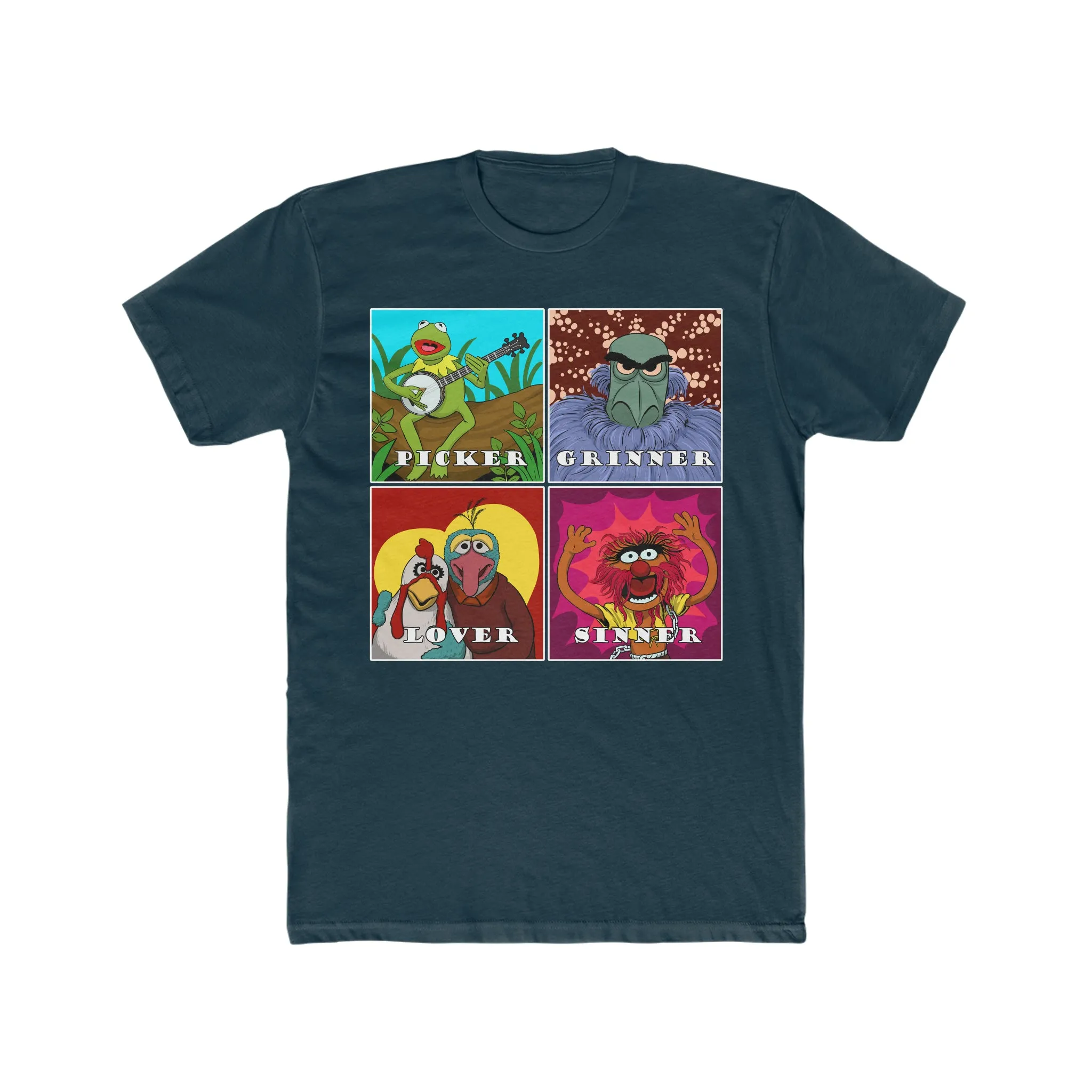 Picker Grinner on Men's Next Level Tee
