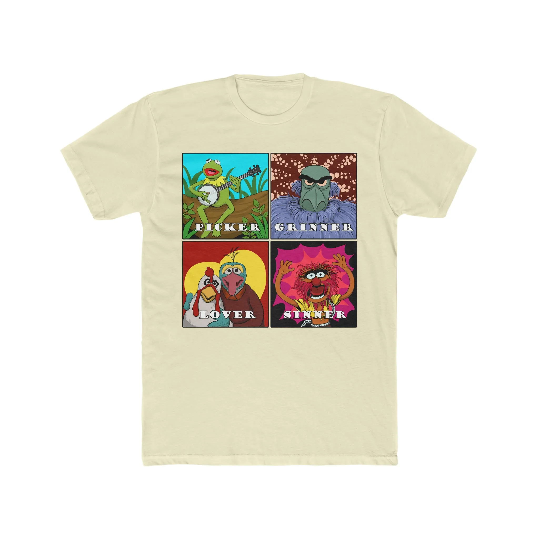 Picker Grinner on Men's Next Level Tee