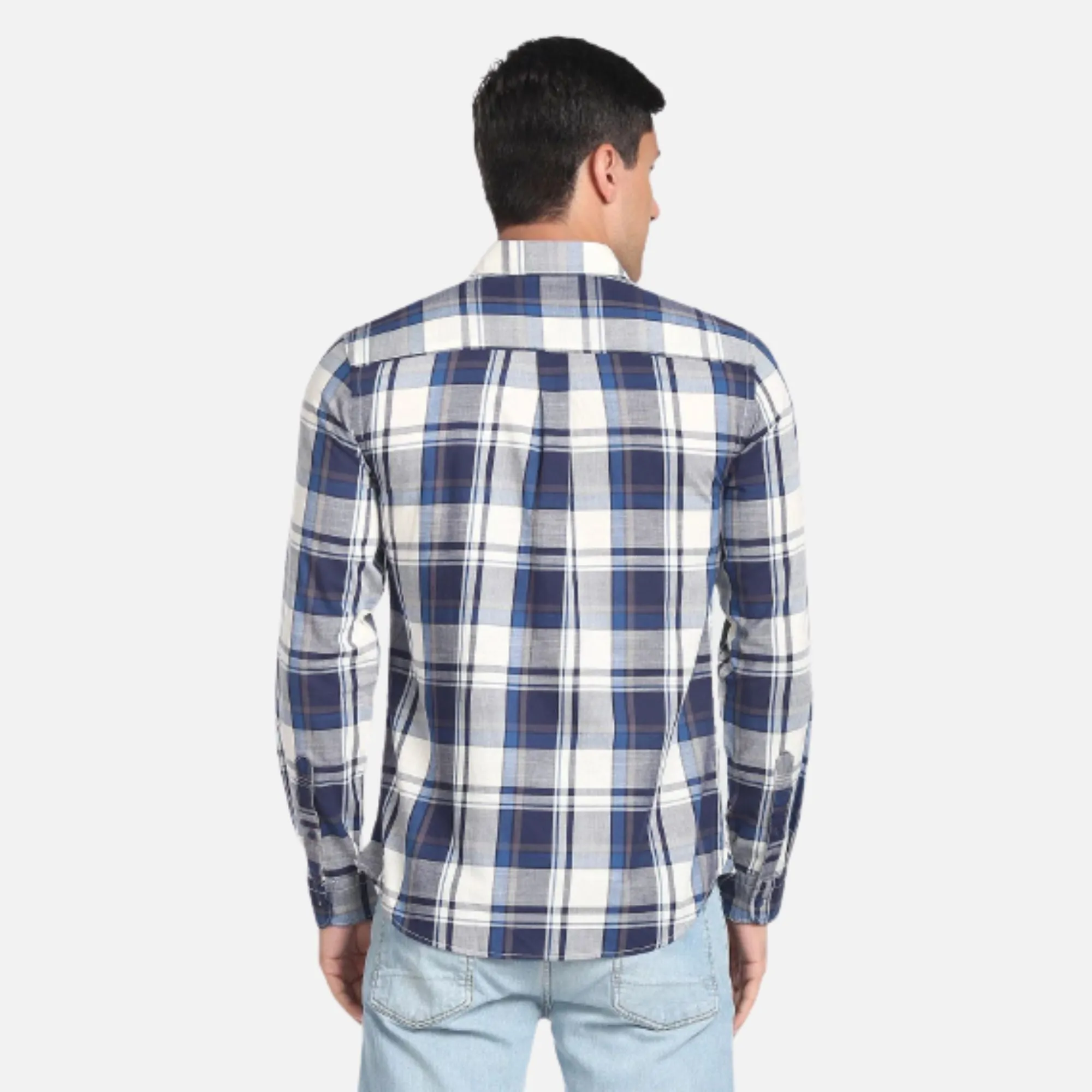 Plaid Check Twill Shirt