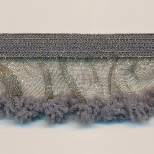 Poodle Frill Stretch #159 Medium Gray