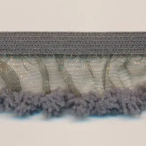 Poodle Frill Stretch #159 Medium Gray