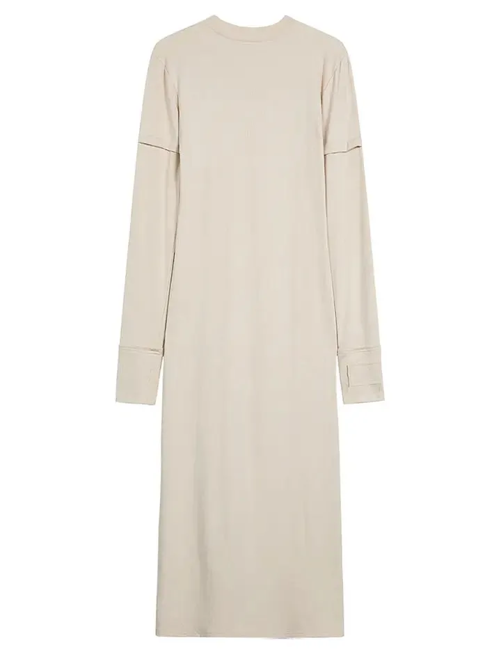 POPPIN Silhouette Fitted Dress