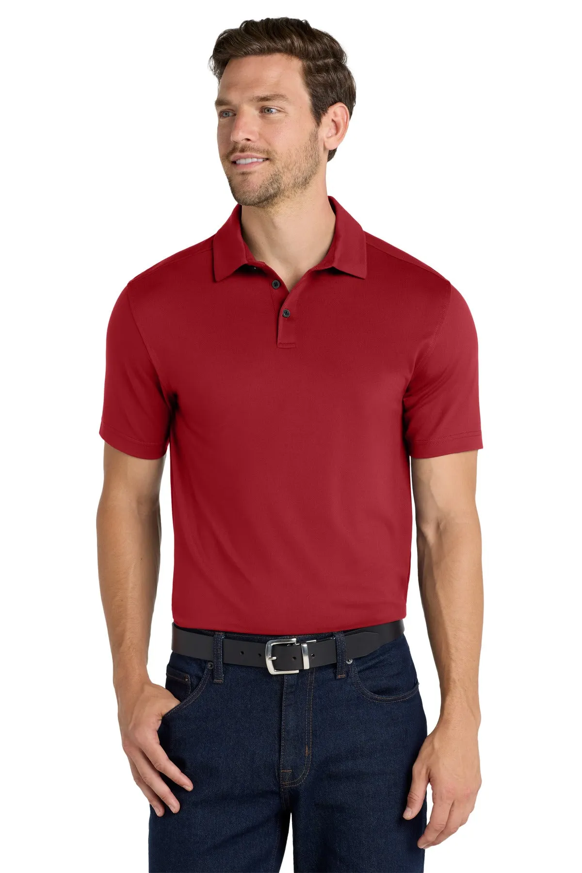 Port Authority  City Stretch PoloK682 Garnet