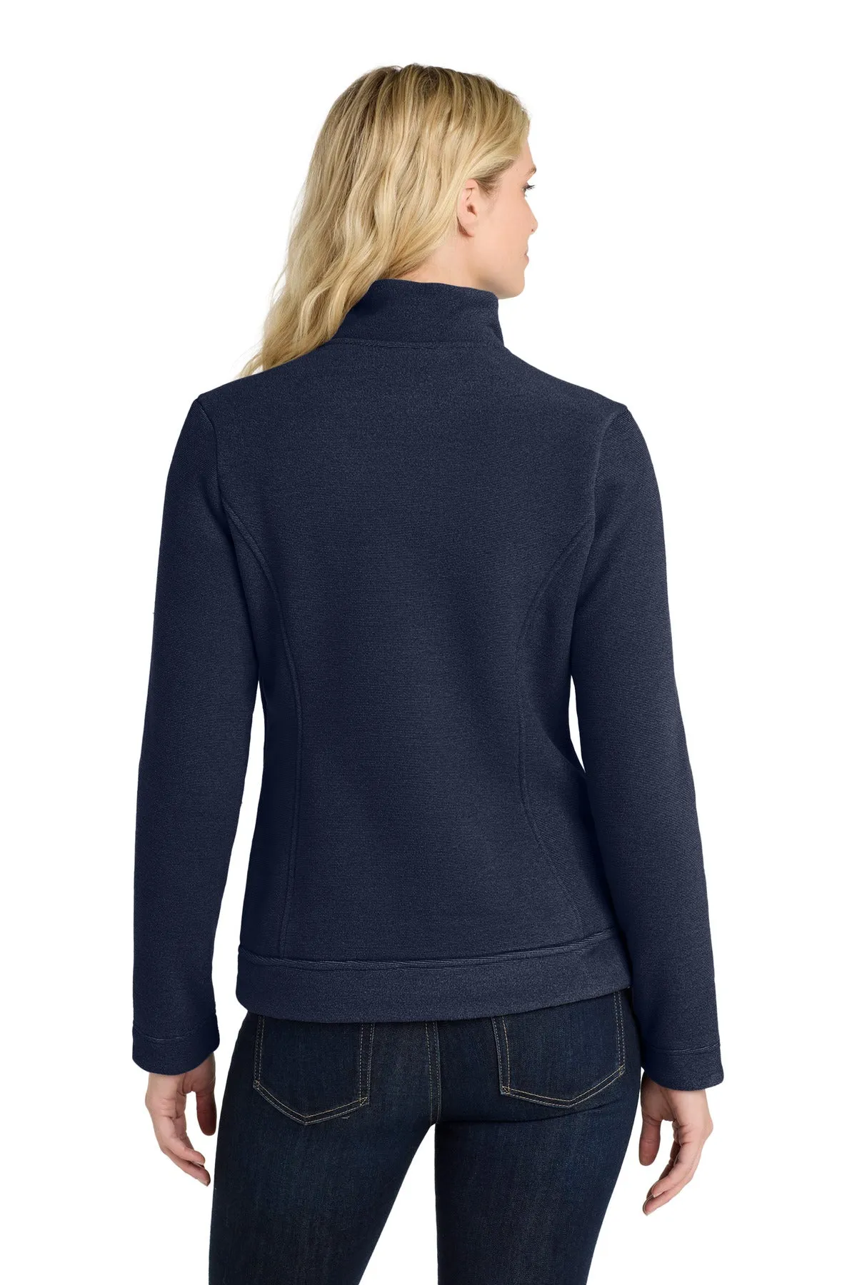 Port Authority  Women's Ultra Warm Brushed Fleece Jacket. L211 Insignia Blue/ River Blue Navy
