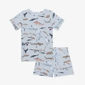 Posh Peanut Maverick Basic Short Sleeve & Short Length Loungewear Medium Grey