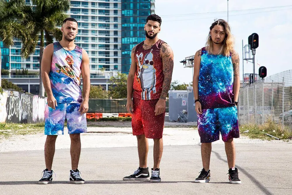 Prism Tank and Shorts Rave Outfit