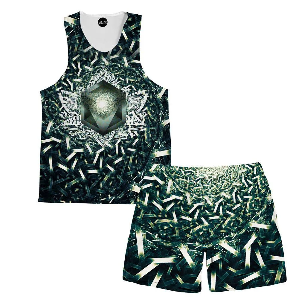 Prism Tank and Shorts Rave Outfit
