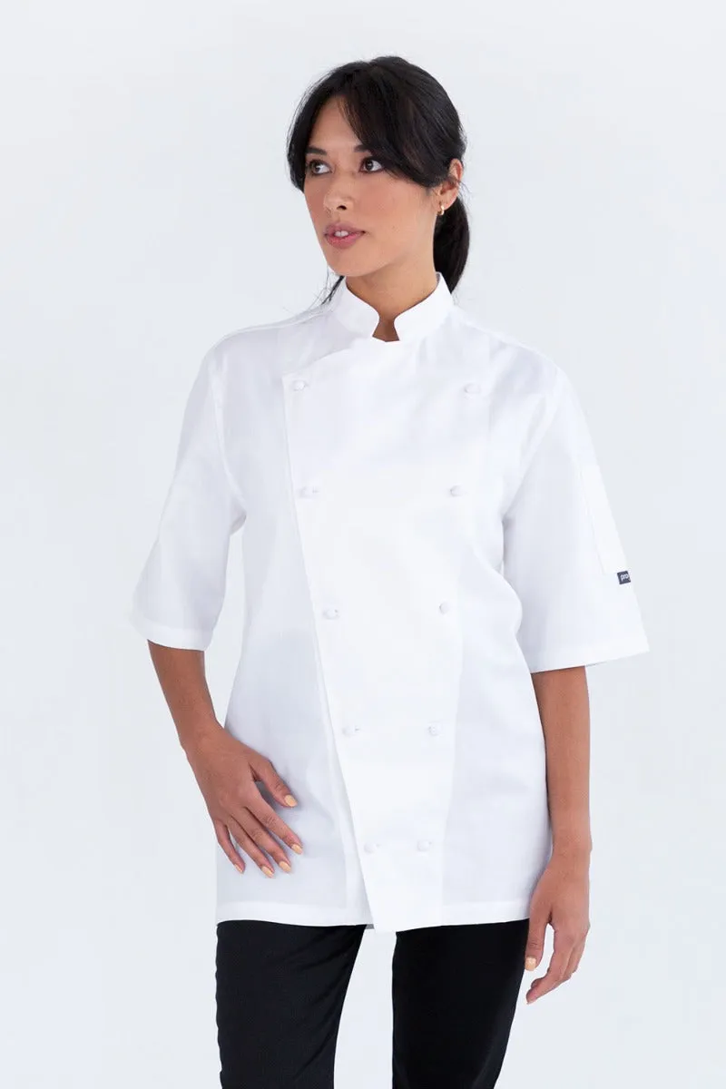 Prochef Jacket White Short Sleeve | Classic Style