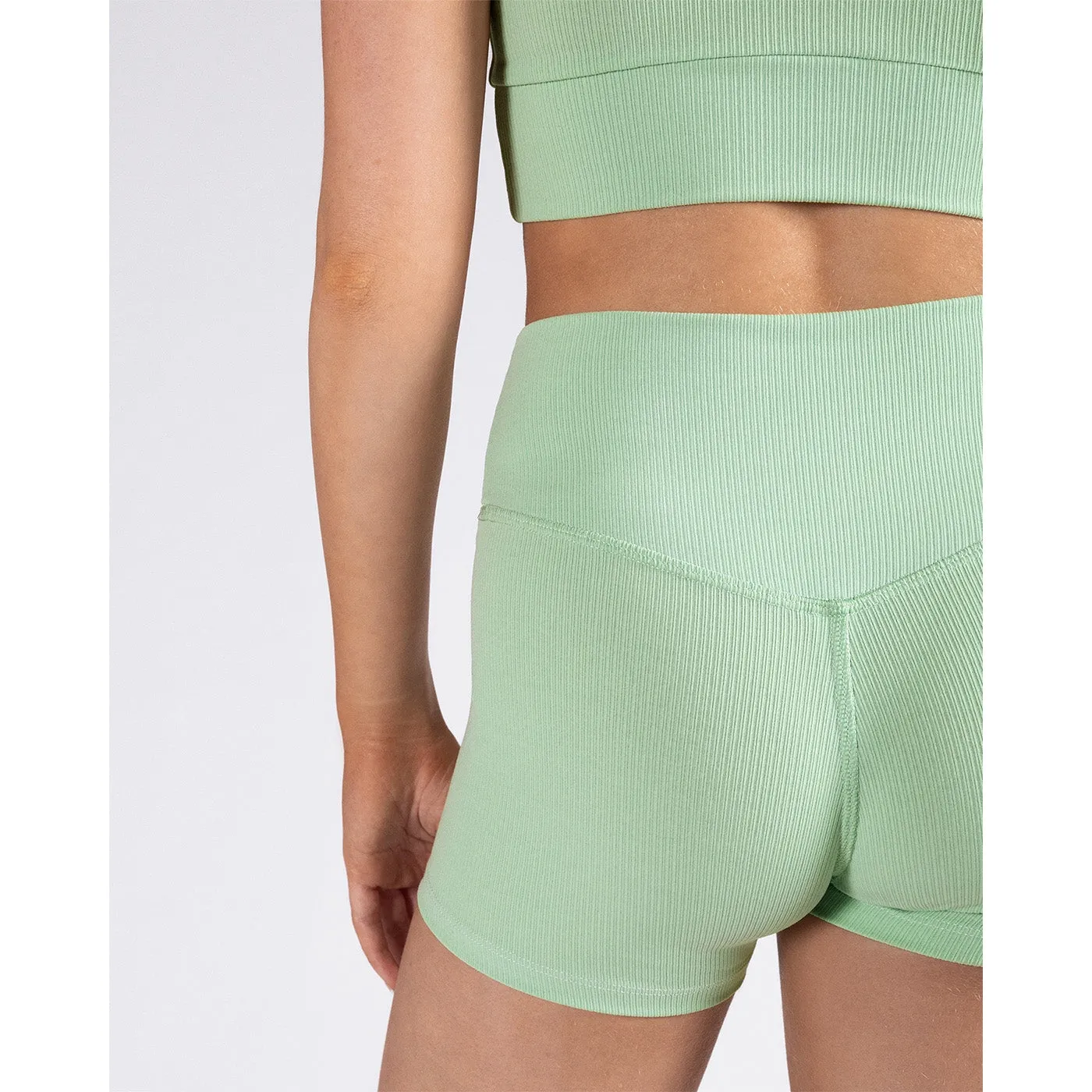Pulse Collection Rib Short - Green Apple