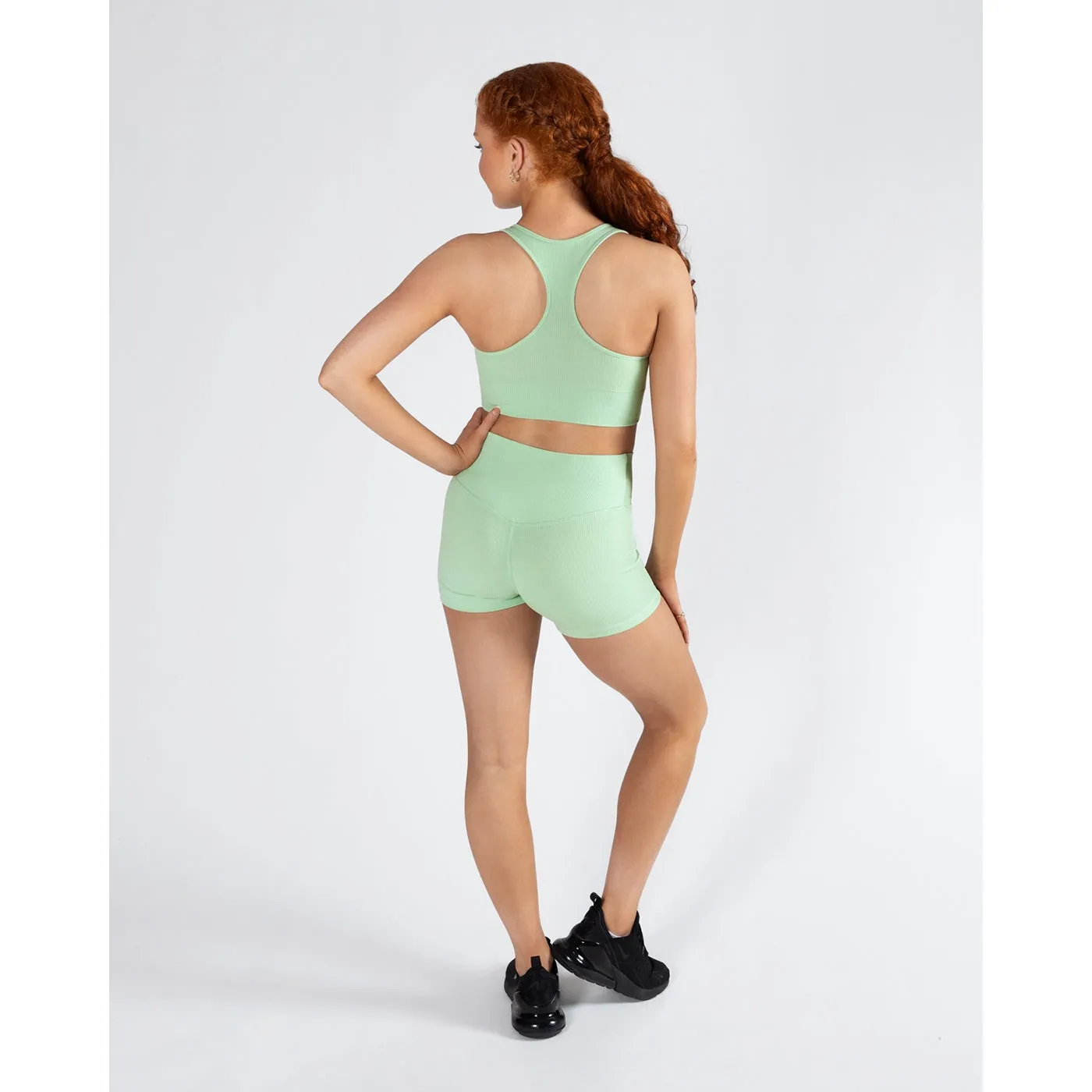 Pulse Collection Rib Short - Green Apple