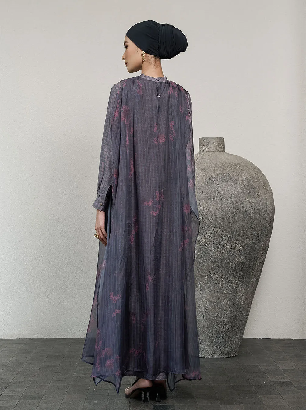 QISYA LAYERED DRESS ESPRESSO