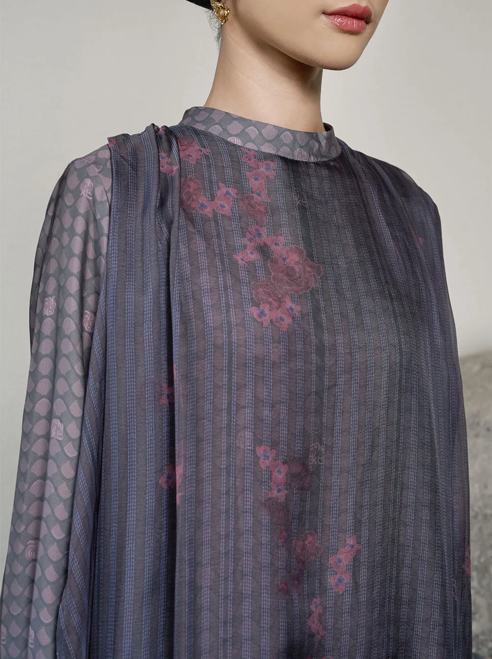 QISYA LAYERED DRESS ESPRESSO