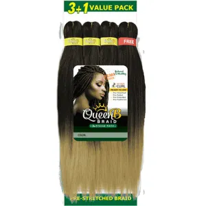 QUEEN B BRAIDING HAIR 50" MULTI PACK 3 1