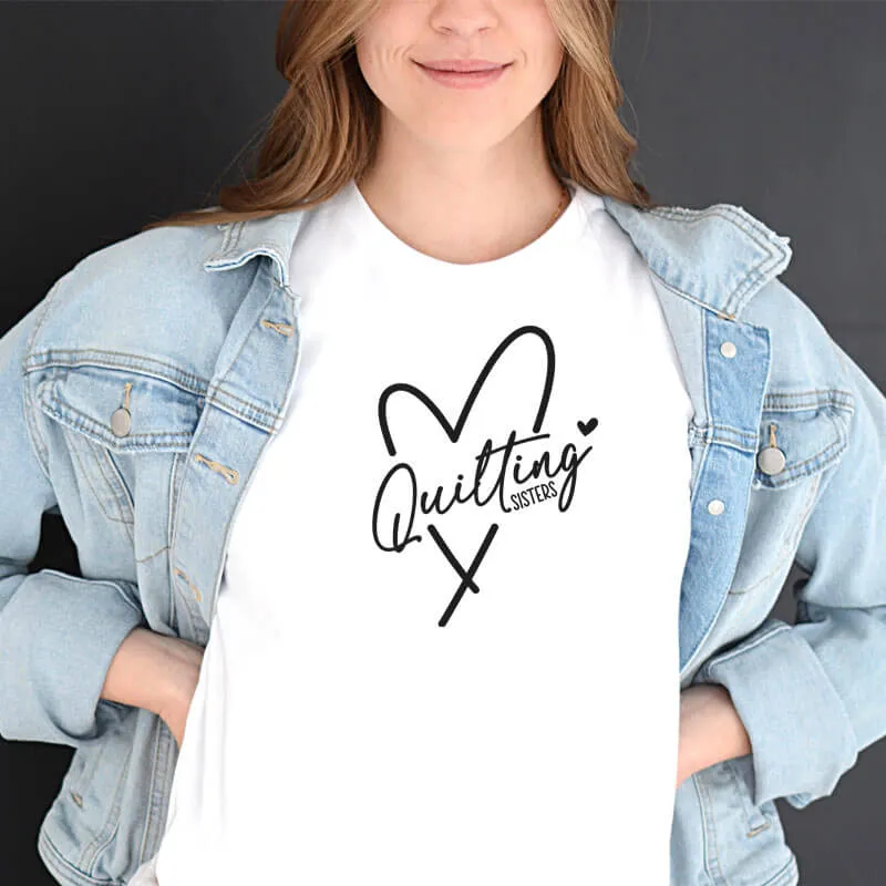 QUILTING SISTERS T-SHIRT LIGHT