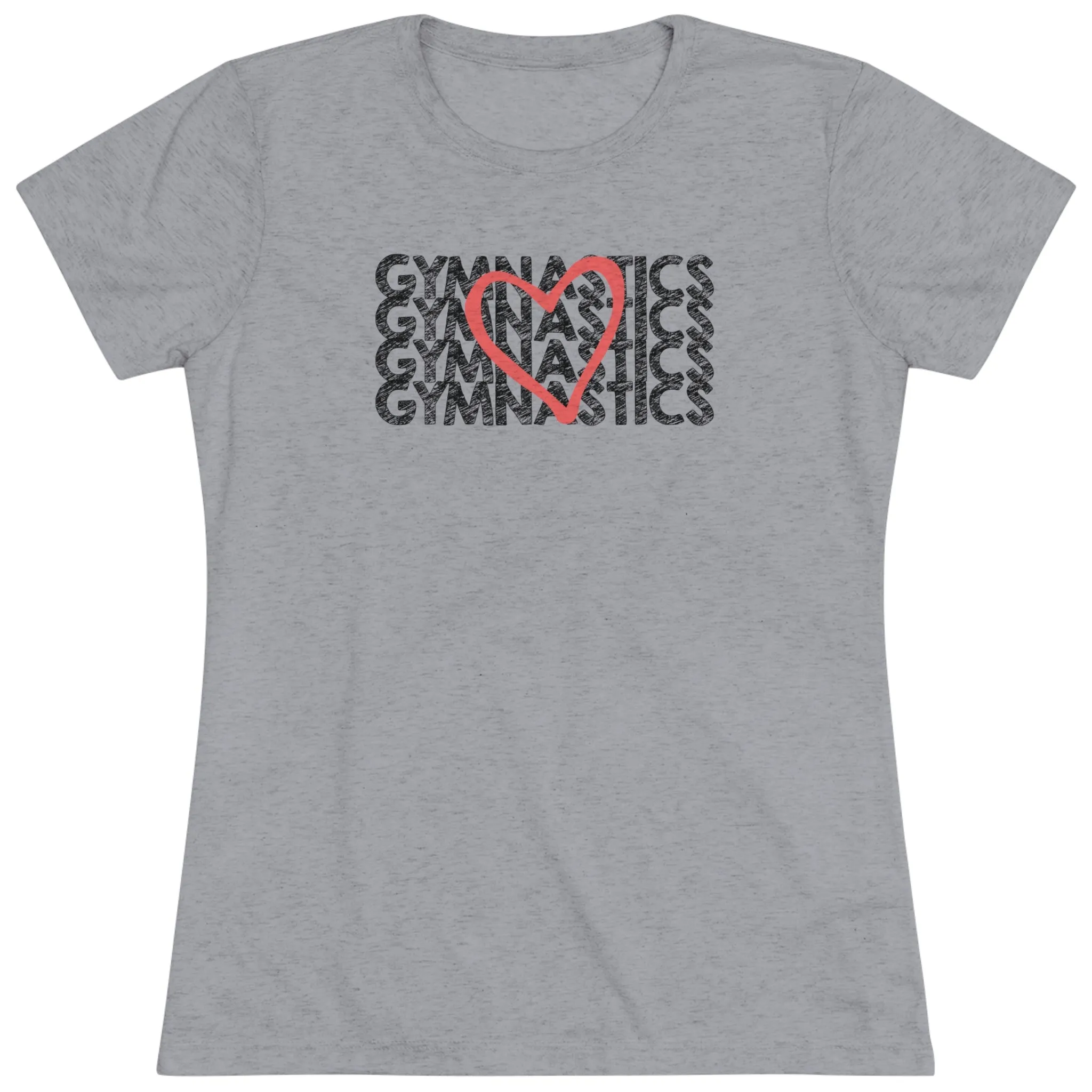 "Gymnastics Love" T-Shirt - Fitted